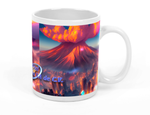 taza souvenir volcanes y terremotos