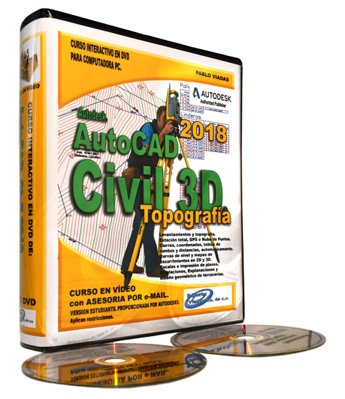 AutoCAD Civil 3D 2018 Curso para Topografía