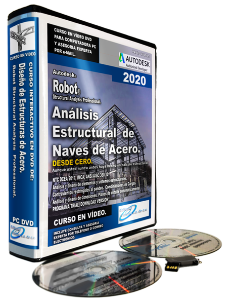 Autodesk Robot 2020 para Análisis Estructural de Naves de Acero