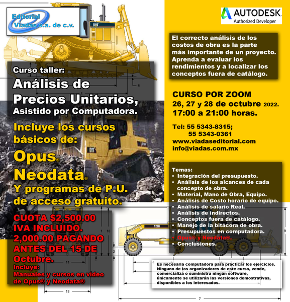 Curso Taller: Análisis de Precios Unitarios