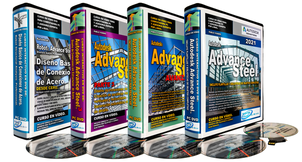 autodesk advance steel paquete completo de cursos